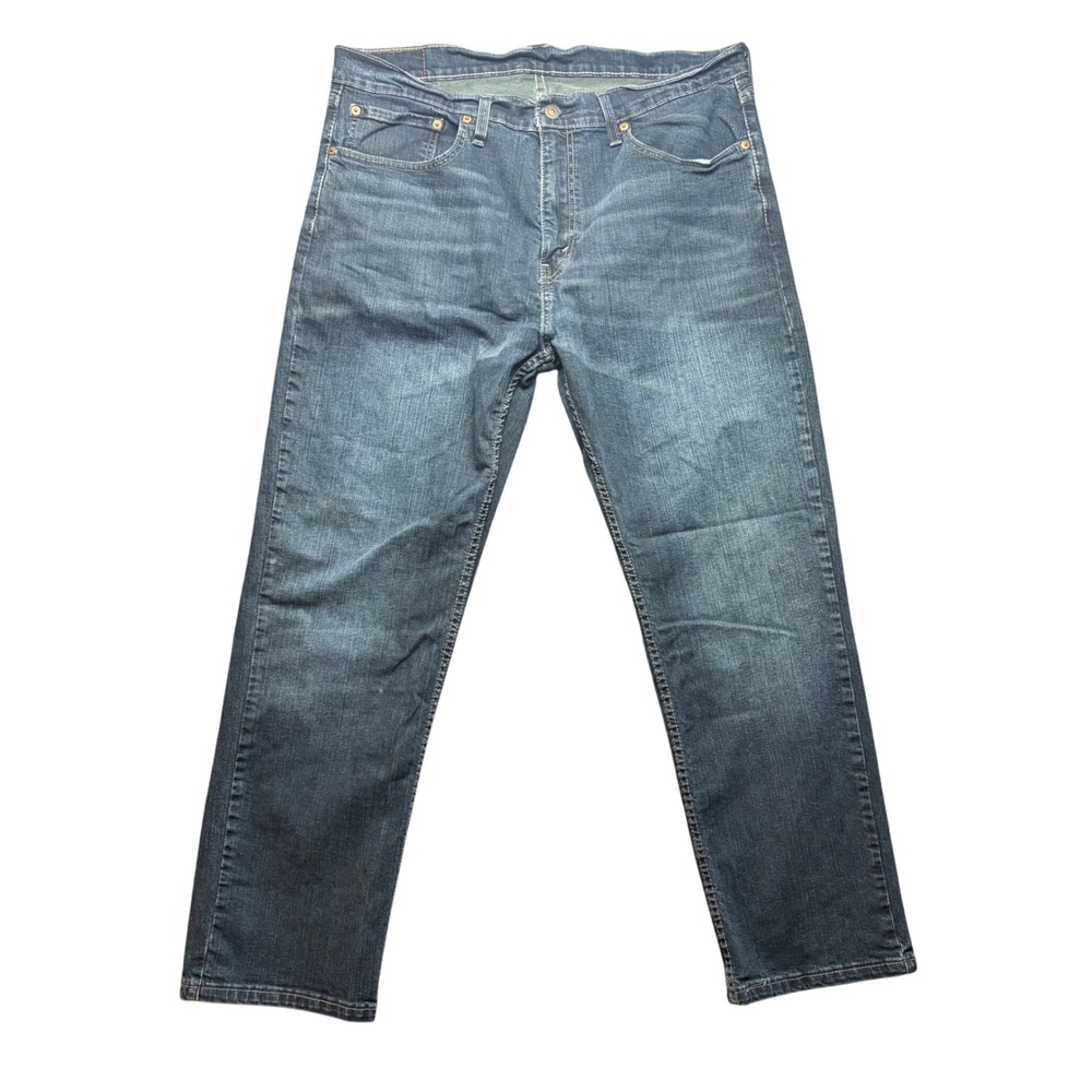 Levi's 559 Relaxed Straight Jeans Men 36x30 Blue Denim Stretch Waterless 559-045